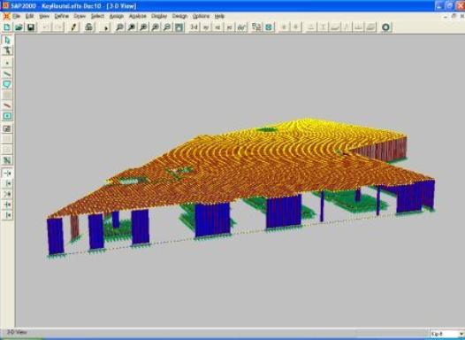 Reinforced Concrete Slab-Columns & Foundation, Soil-Structure Interaction, Performance Based Design, Gravity & Earthquake Loads, Finite Element Analysis