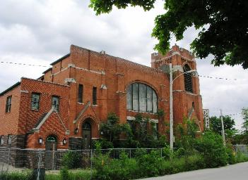 Historic Brick Masonry Building Affected by Nearby Demolition & New Bridge Construction