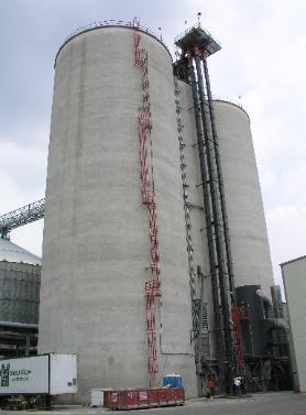 Structural Investigation at Ethanol Plant - Slip Formed Reinforced Concrete Multi-Bin Grain Silos & Interstice Bin